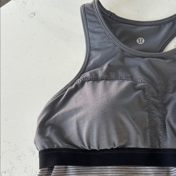 lululemon athletica Striped Gray Tank Top - Picture 9 of 13
